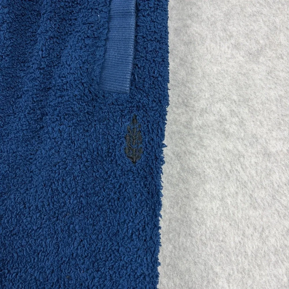 Free People Movement Pants XS Blue Cuddle Up‎ Fuzzy Baggy Loose Sherpa Jogger